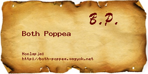 Both Poppea névjegykártya